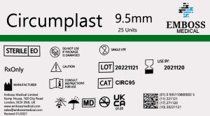 Circumplast Box – 9.5mm (25 pieces)